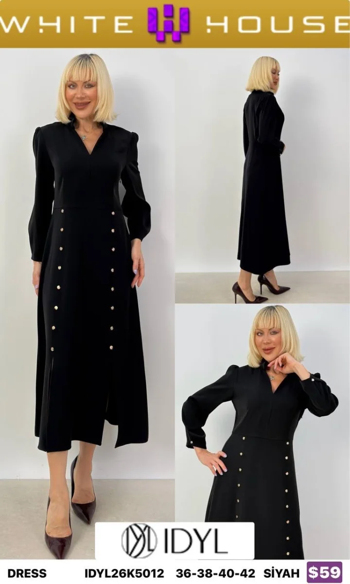 Платье IDYL (Black, модель IDYL26K5012) оптом