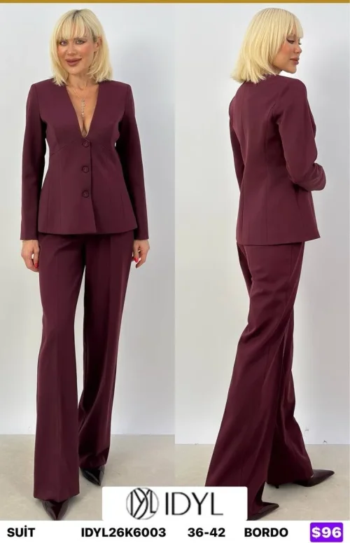 Костюмы и комплекты IDYL (Burgundy, модель IDYL26K6003) оптом