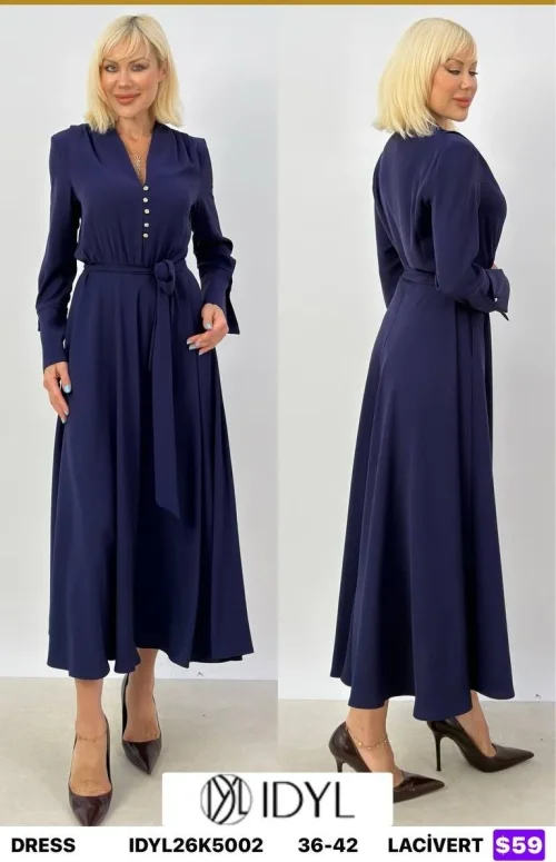 Платье IDYL (Navy, модель IDYL26K5002) оптом