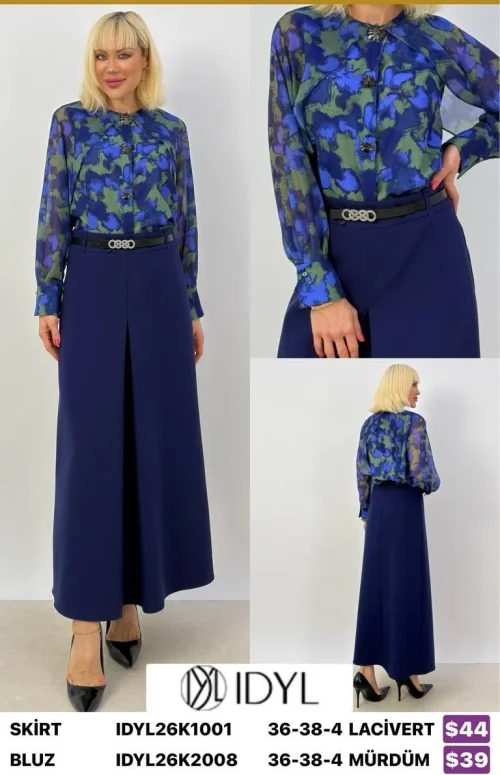 Юбка IDYL (Navy, модель IDYL26K1001) оптом