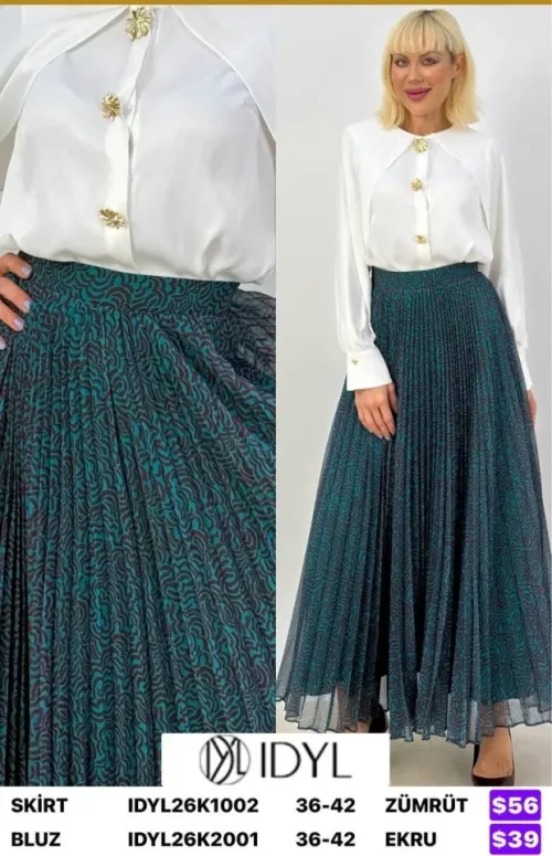 Юбка IDYL (Emerald, модель IDYL26K1002) оптом
