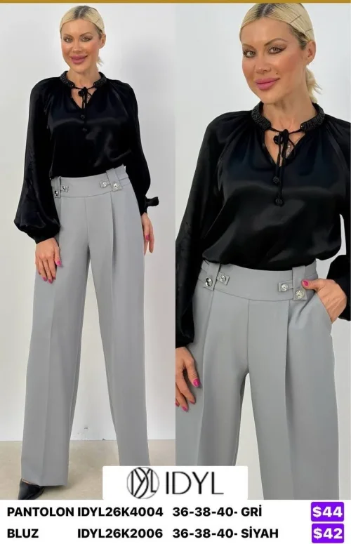 Блузка IDYL (Black, модель IDYL26K2006) оптом