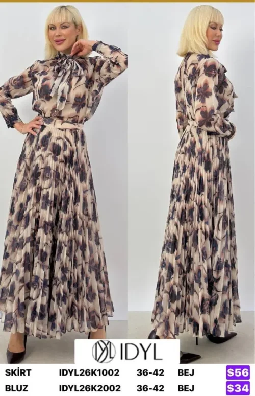Юбка IDYL (Beige, модель IDYL26K1002) оптом