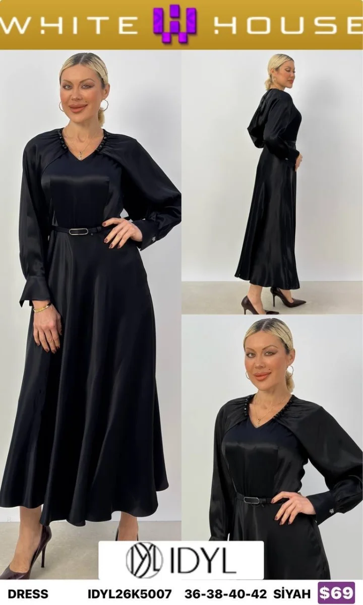 Платье IDYL (Black, модель IDYL26K5007) оптом