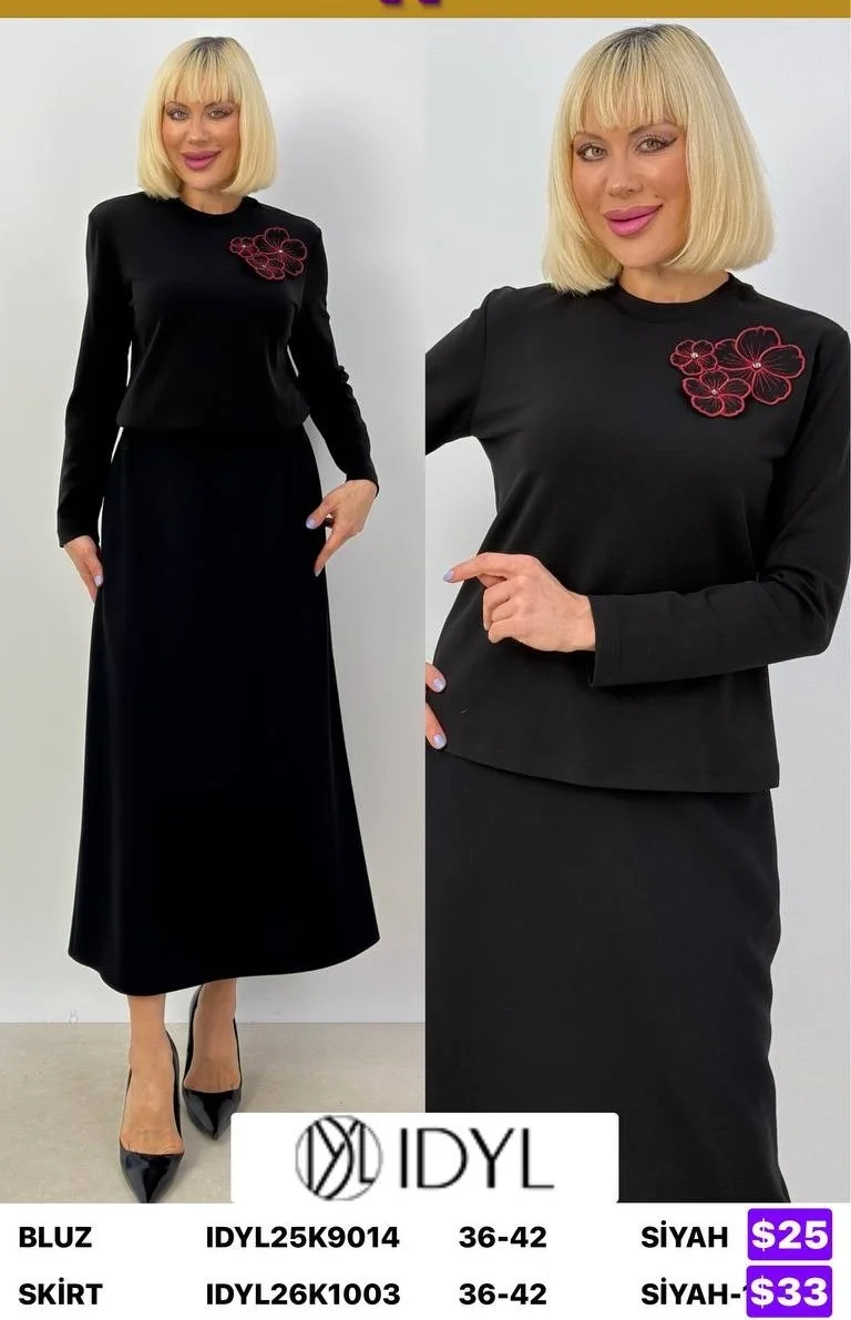 Юбка IDYL (Black, модель IDYL26K1003) оптом