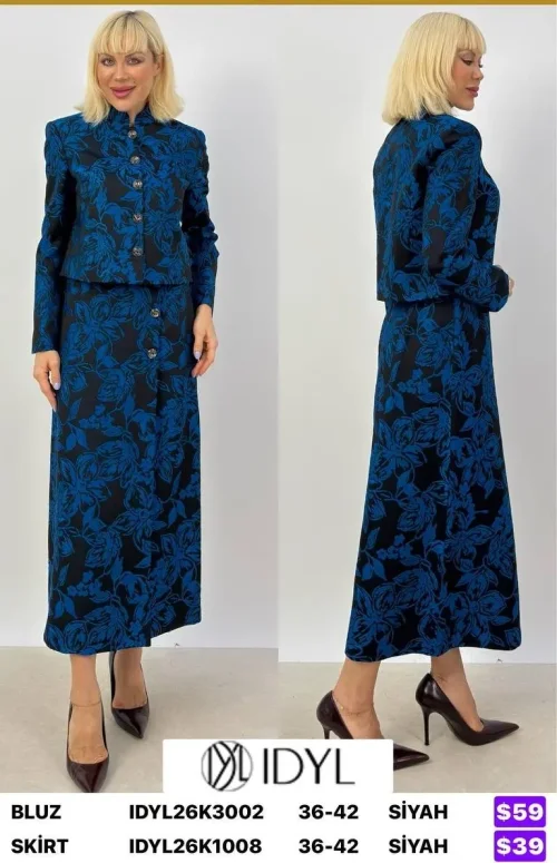 Блузка IDYL (Black, модель IDYL26K3002) оптом