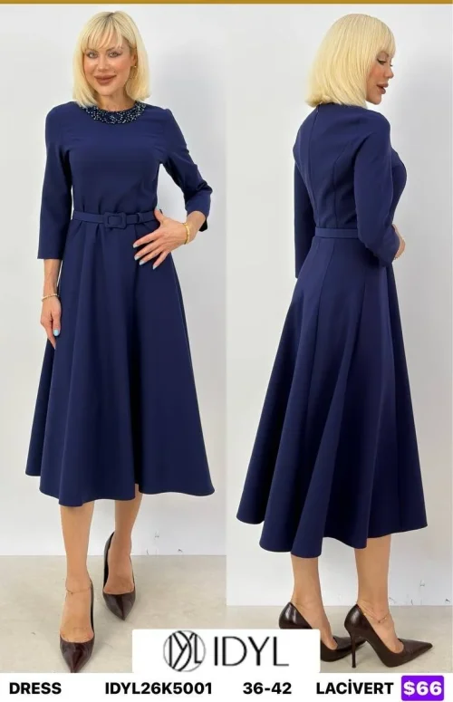 Платье IDYL (Navy, модель IDYL26K5001) оптом