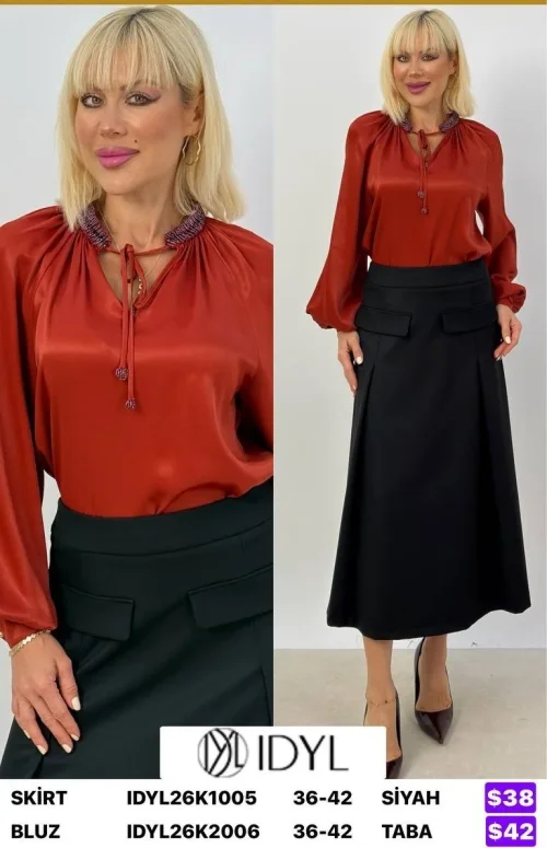 Юбка IDYL (Black, модель IDYL26K1005) оптом