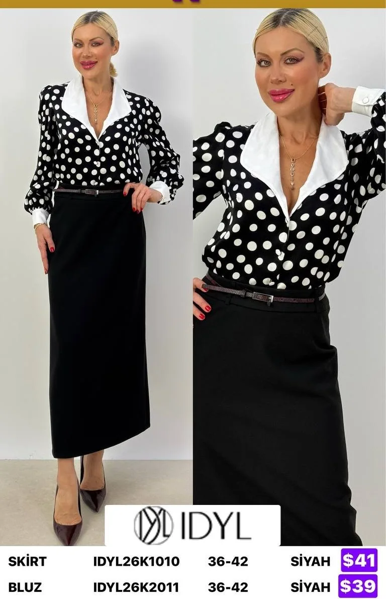 Блузка IDYL (Black, модель IDYL26K2011) оптом