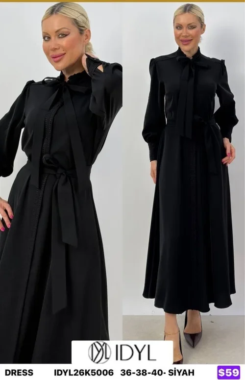 Платье IDYL (Black, модель IDYL26K5006) оптом