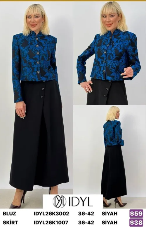 Юбка IDYL (Black, модель IDYL26K1007) оптом