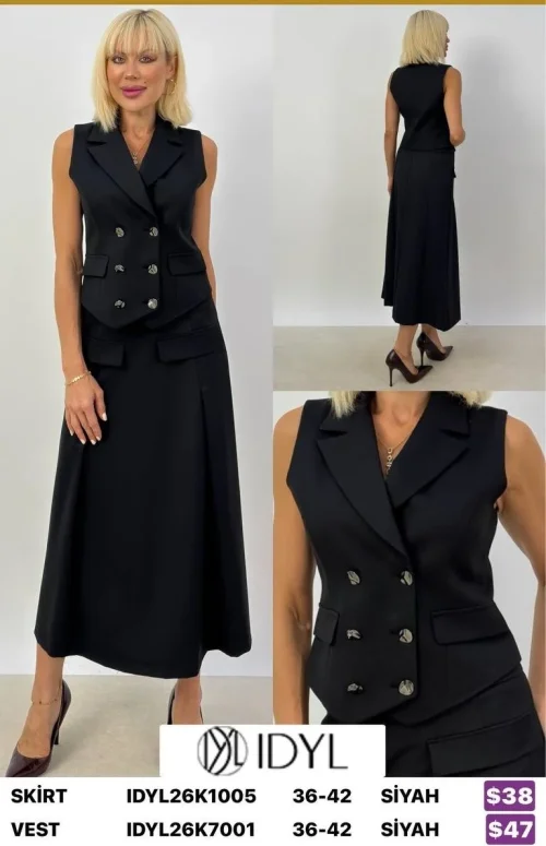 Жилет IDYL (Black, модель IDYL26K7001) оптом