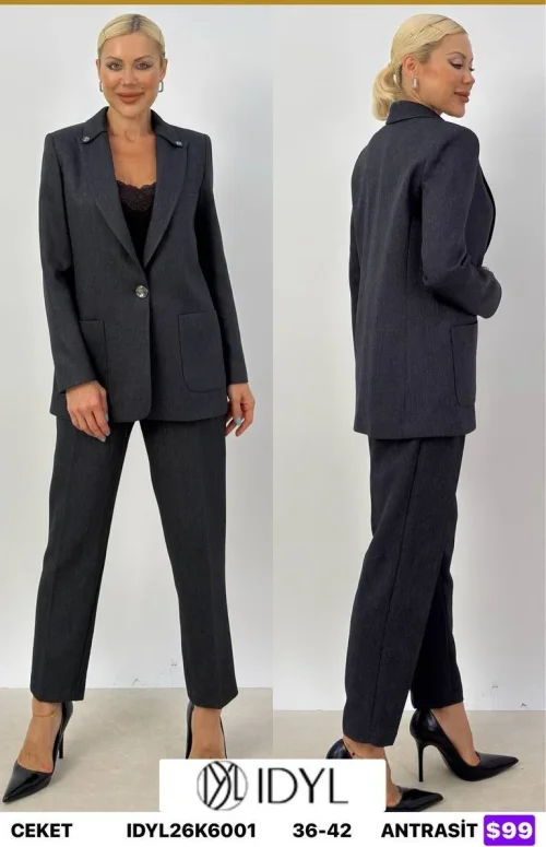 Жакет IDYL (Dark gray, модель IDYL26K6001) оптом