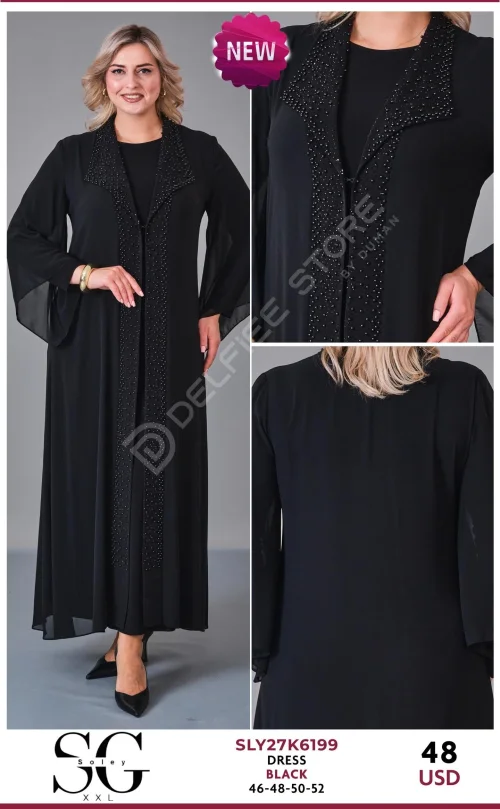 Платье JARRIVEE (Black, модель SLY27K6199) оптом
