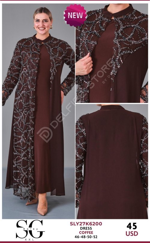 Платье JARRIVEE (Brown, модель SLY27K6200) оптом