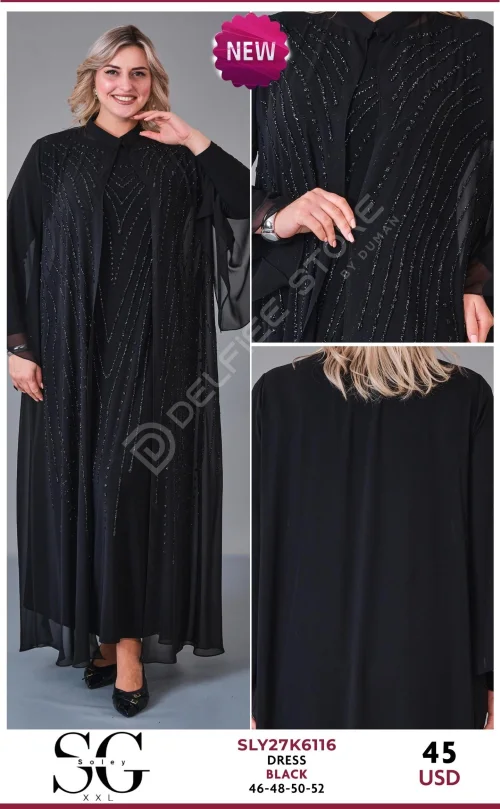 Платье JARRIVEE (Black, модель SLY27K6116) оптом