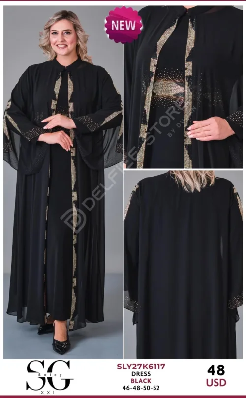 Платье JARRIVEE (Black, модель SLY27K6117) оптом