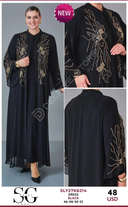 Платье JARRIVEE (Black, модель SLY27K6214) оптом
