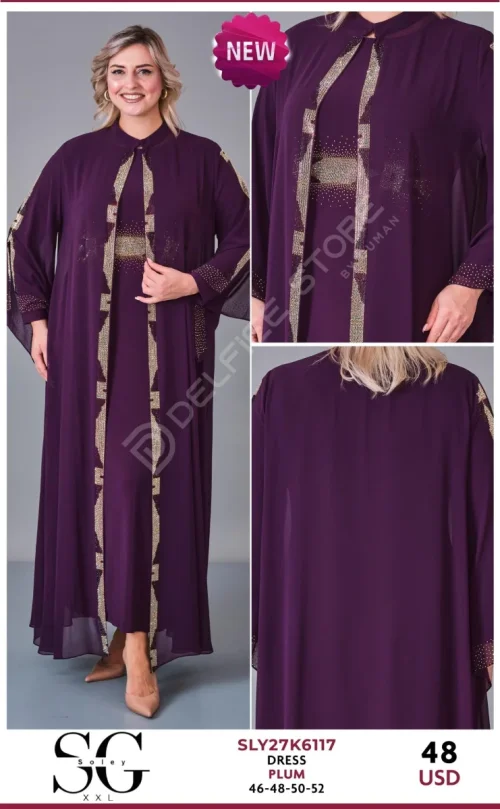 Платье JARRIVEE (Purple, модель SLY27K6117) оптом