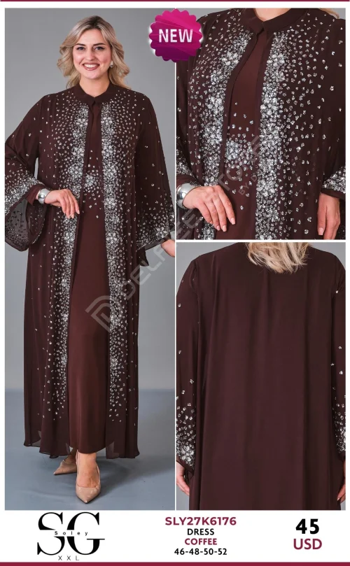 Платье JARRIVEE (Brown, модель SLY27K6176) оптом