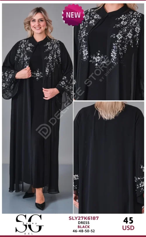 Платье JARRIVEE (Black, модель SLY27K6187) оптом