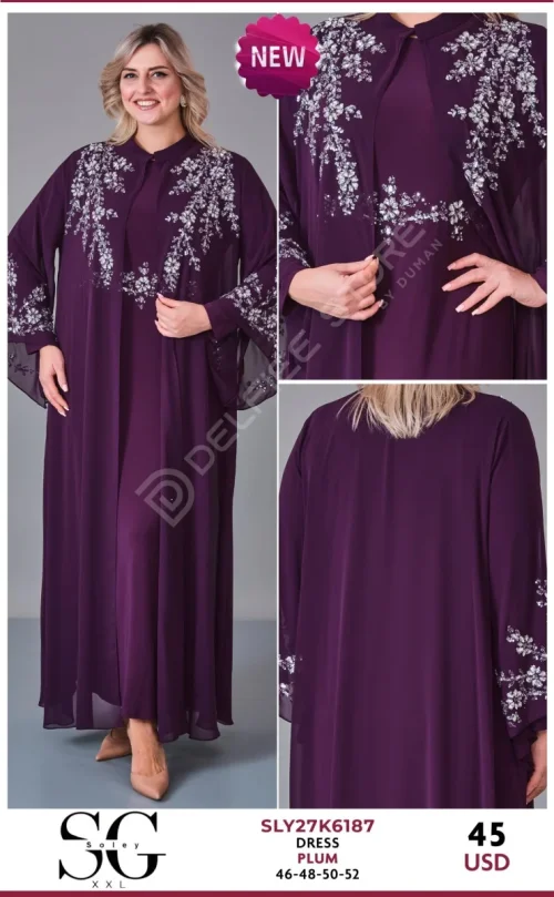Платье JARRIVEE (Purple, модель SLY27K6187) оптом