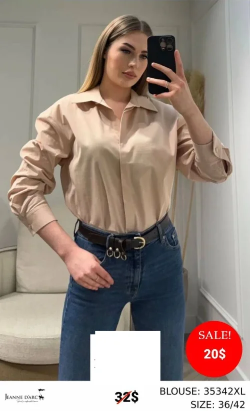 Блузка JEANNE D’ARC (модель 35342XL) оптом