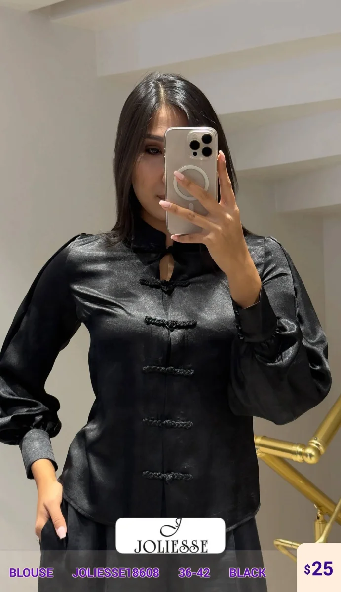 Блузка JOLIESSE (Black, модель JOLIESSE18608) оптом