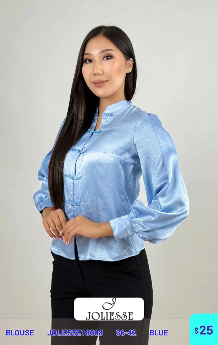 Блузка JOLIESSE (Blue, модель JOLIESSE18608) оптом