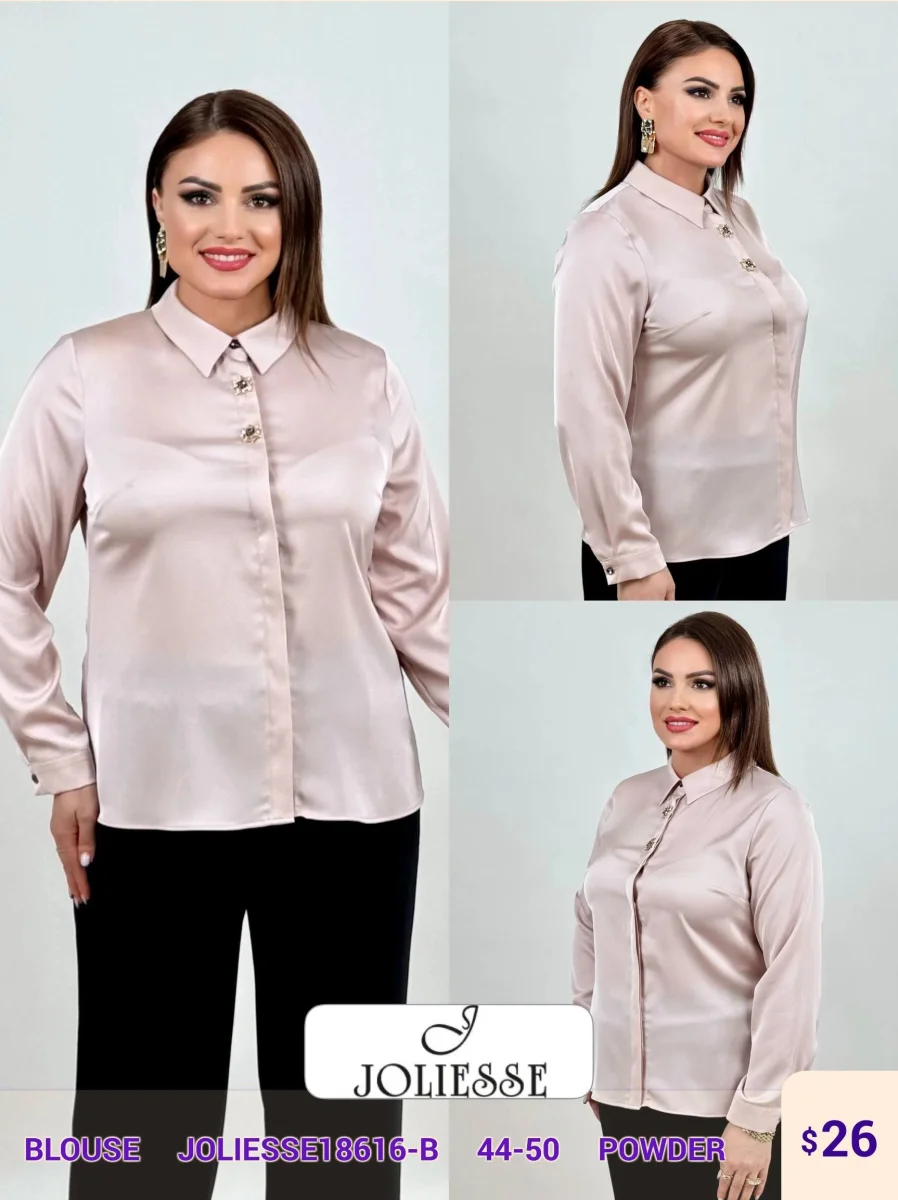 Блузка JOLIESSE (Pink, модель JOLIESSE18616-B) оптом