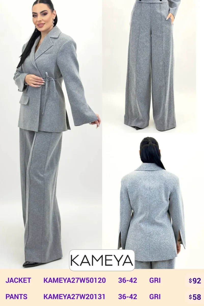 Брюки KAMEYA (Gray, модель KAMEYA27W20131) оптом
