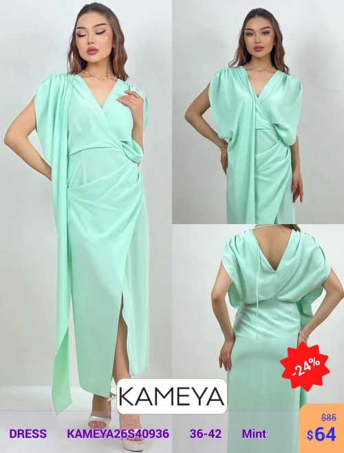 Платье KAMEYA (Мятный, модель KAMEYA26S40936) оптом
