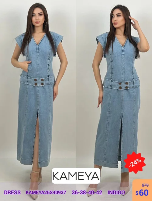 Платье KAMEYA (Темно-синий, модель KAMEYA26S40937) оптом