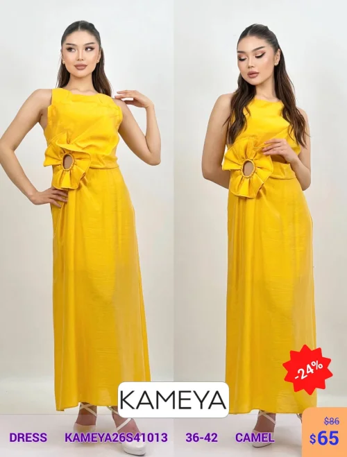 Платье KAMEYA (Кэмел, модель KAMEYA26S41013) оптом