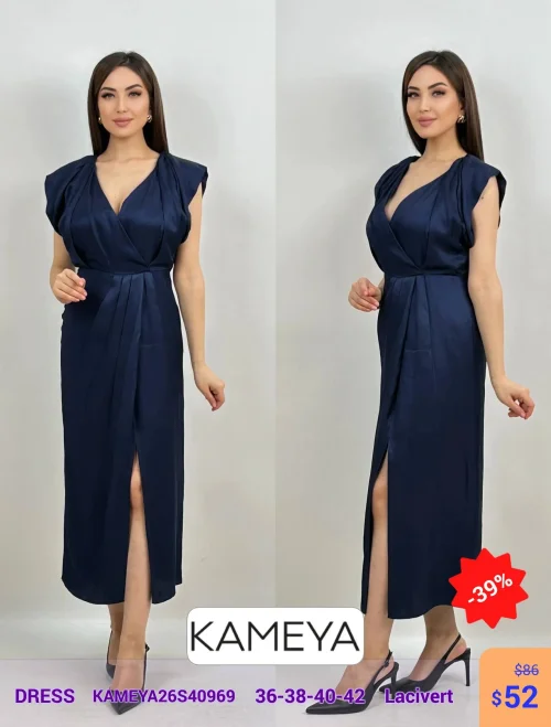 Платье KAMEYA (Темно-синий, модель KAMEYA26S40969) оптом