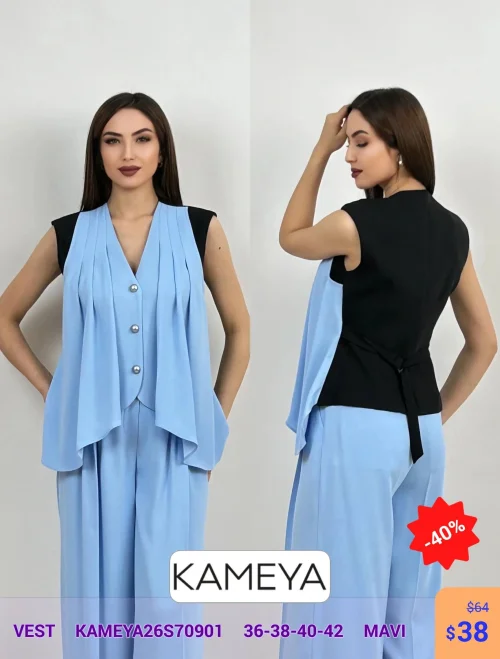 Жилетка KAMEYA (Синий, модель KAMEYA26S70901) оптом