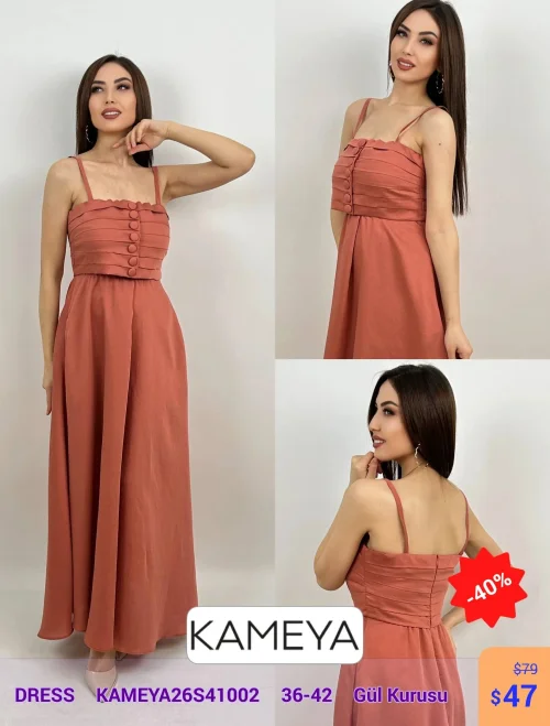 Платье KAMEYA (Розовый, модель KAMEYA26S41002) оптом