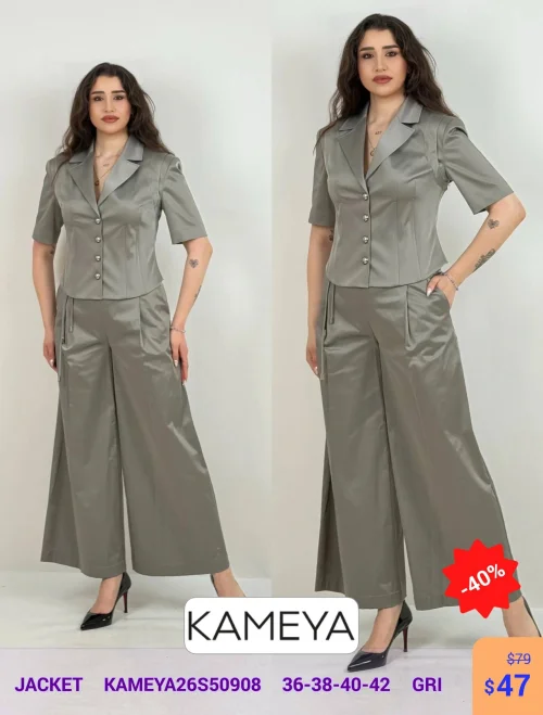 Жакет KAMEYA (Серый, модель KAMEYA26S50908) оптом