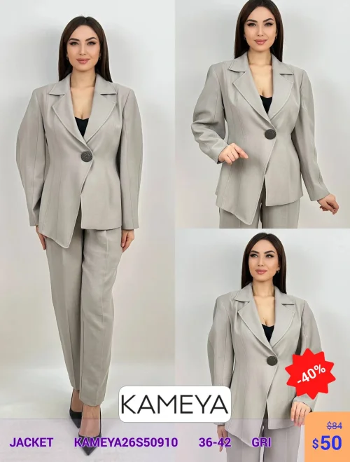 Жакет KAMEYA (Серый, модель KAMEYA26S50910) оптом