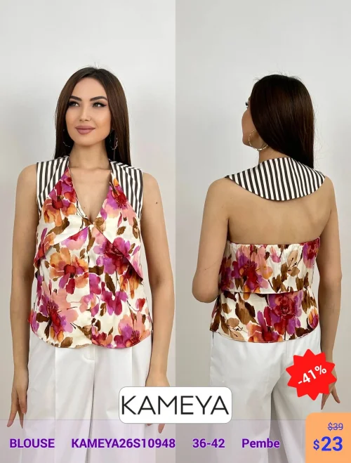 Блузка KAMEYA (Розовый, модель KAMEYA26S10948) оптом