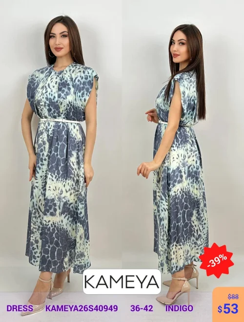 Платье KAMEYA (Темно-синий, модель KAMEYA26S40949) оптом