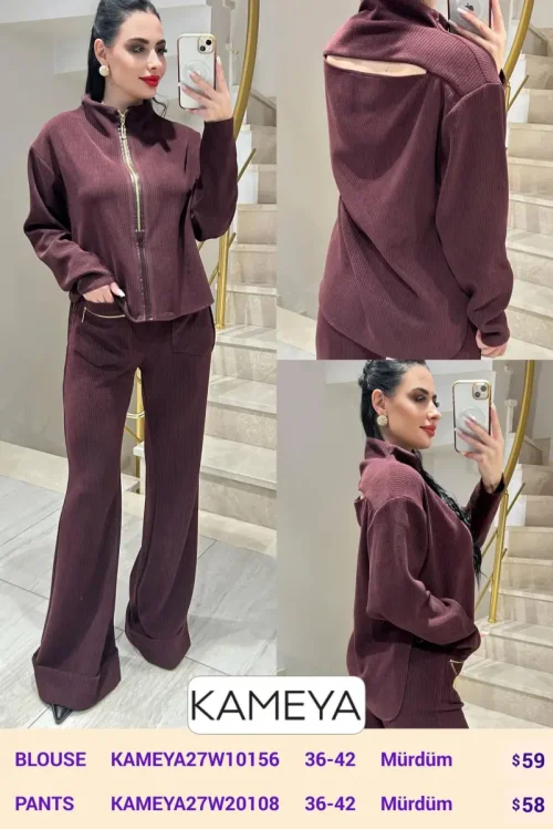 Брюки KAMEYA (Purple, модель KAMEYA27W20108) оптом