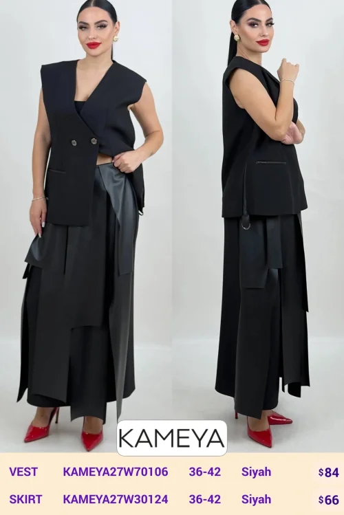 Юбка KAMEYA (Black, модель KAMEYA27W30124) оптом