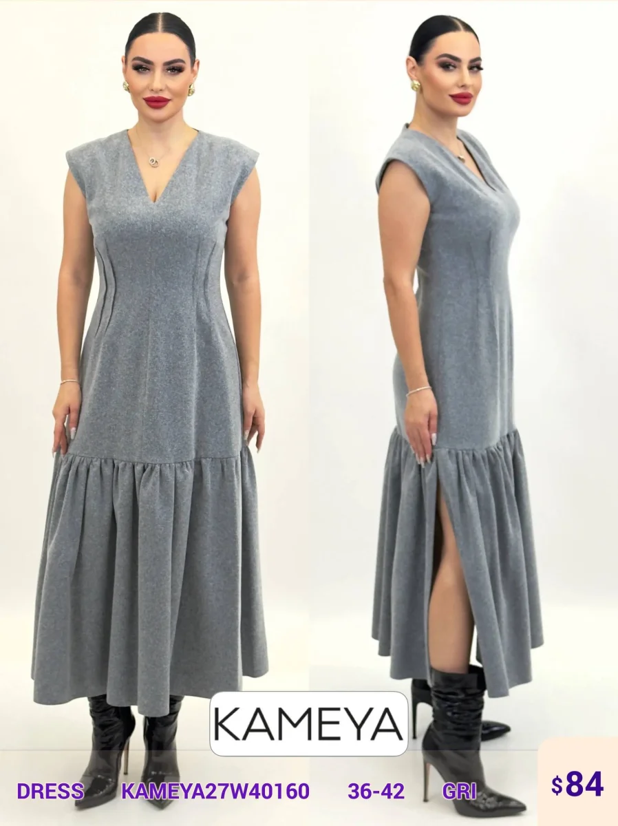 Платье KAMEYA (Gray, модель KAMEYA27W40160) оптом