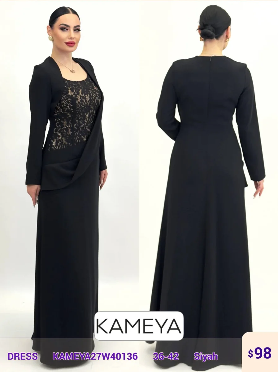 Платье KAMEYA (Black, модель KAMEYA27W40136) оптом