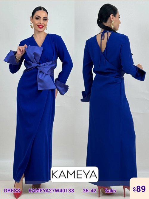 Платье KAMEYA (Синий, модель KAMEYA27W40138) оптом