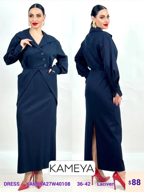 Платье KAMEYA (Темно-синий, модель KAMEVA27W40108) оптом