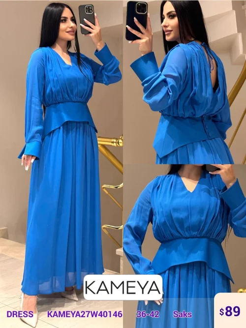 Платье KAMEYA (Blue, модель KAMEYA27W40146) оптом
