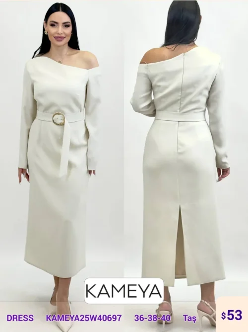 Платье KAMEYA (Light gray, модель KAMEYA25W40697) оптом