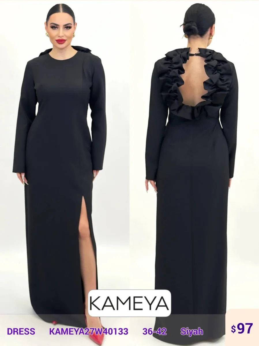 Платье KAMEYA (Black, модель KAMEYA27W40133) оптом